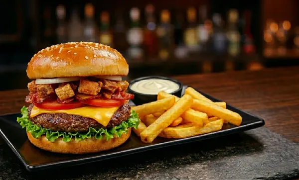 Hamburguesa de Chicharrón